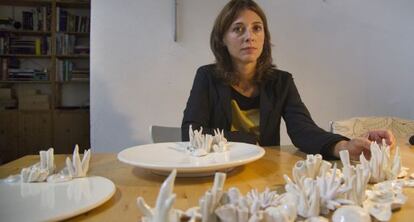 La arquitecta y dise&ntilde;adora Ilaria de Pasquale, una de las creadoras de Ceraselle, en Sevilla.