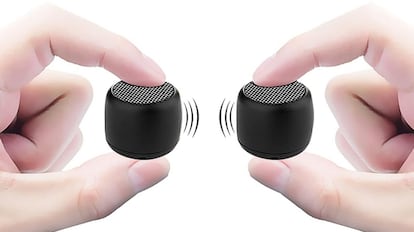 Mini altavoces portátiles bluetooth para el coche con sonido estéreo y cuerda para colgarlos