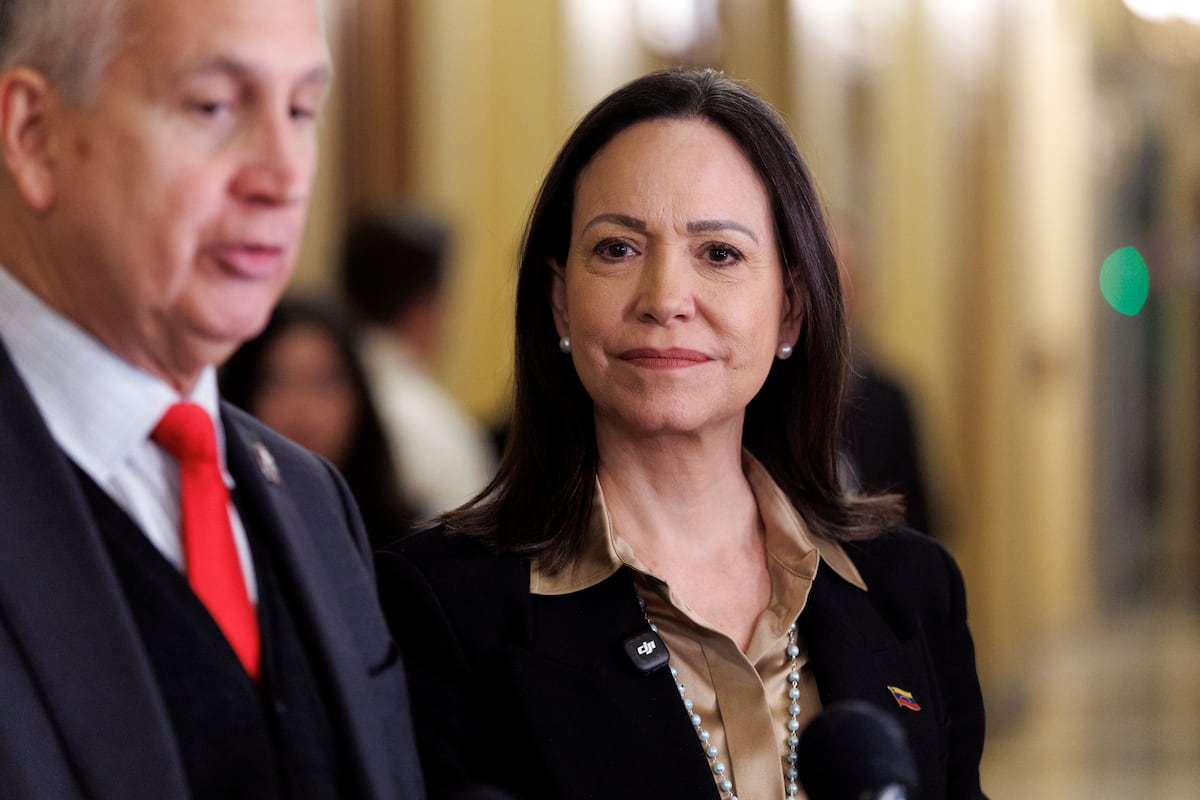 Trump abre la puerta a un papel de Machado en Venezuela