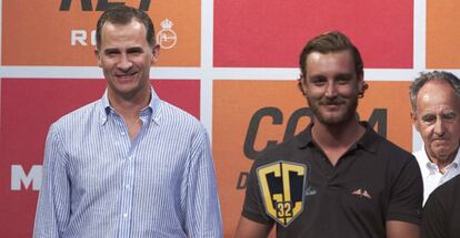 Felipe VI con Pierre Casiraghi.