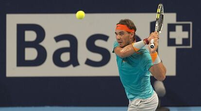 Nadal, en Basilea. 