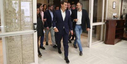 Albert Rivera, en el Congreso de los diputados. 