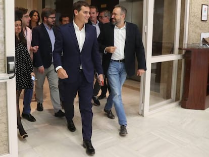 Albert Rivera, en el Congreso de los diputados. 