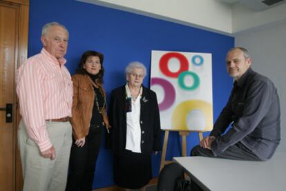 De izquierda a derecha, José Luis Anzola, Yolanda Lázaro, Gloria Díez y Ricardo Aldama.