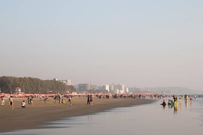 Vista de la kilométrica playa de Cox’s Bazar, en Bangladés.
