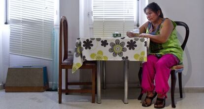 La inmigrante Mery Rosemary sufre el síndrome de Ulises.