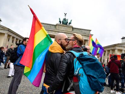 Manifestação do Orgulho gay em Berlim.