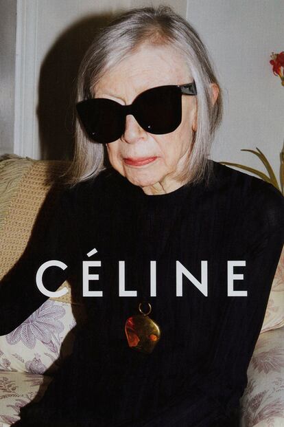 Joan Didion fotografiada por Juergen Teller para Céline.