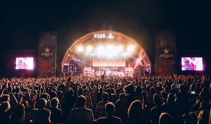 Festival Vida, celebrado el pasado fin de semana en Barcelona, sin distancia social.