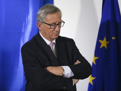 El nuevo presidente Jean-Claude Juncker, en Bruselas