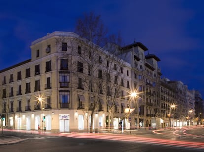 Fachada de una de las tiendas que Camper tiene en Madrid