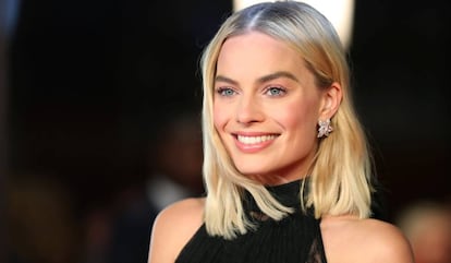 Margot Robbie durante a festa dos Prêmios Bafta 2018.