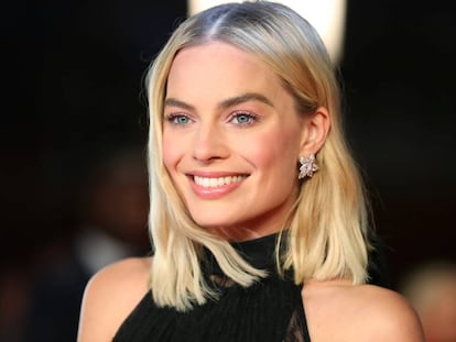 Margot Robbie durante la gala de los Premios Bafta 2018.