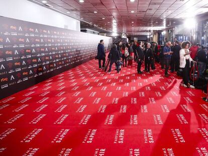 Alfombra roja de los últimos premios Goya.