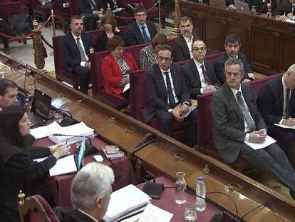 Imagen de una de las sesiones del juicio en el Tribunal Supremo.