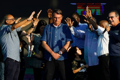 bendición al presidente de Brasil, Jair Bolsonaro