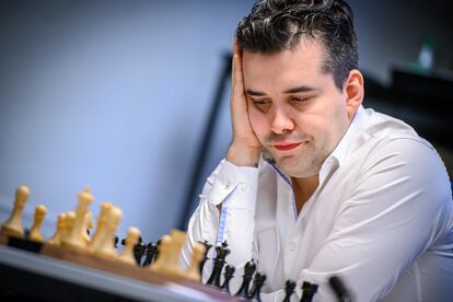 Niepómniashi, durante su partida con Vidit