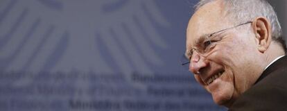 Ministro de Finanzas alemán, Wolfgang Schaeuble.