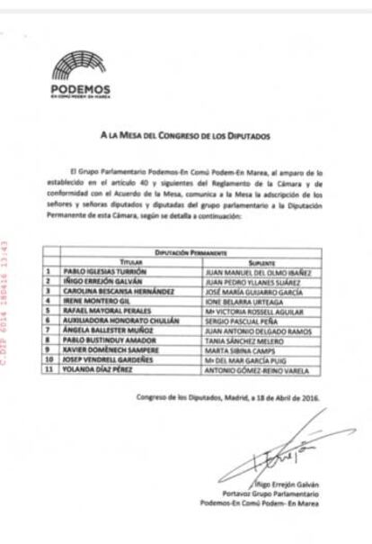 Segunda lista.