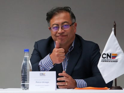 El presidente electo de Colombia, Gustavo Petro