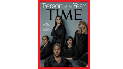 Portada de la revista &#039;Time&#039; al movimiento de las mujeres contra el acoso sexual.