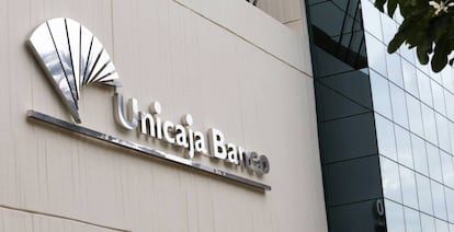Oficinas de Unicaja Banco, en una imagen de archivo.