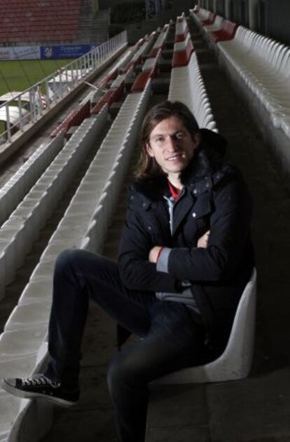 Filipe Luis, en el Cerro del Espino.