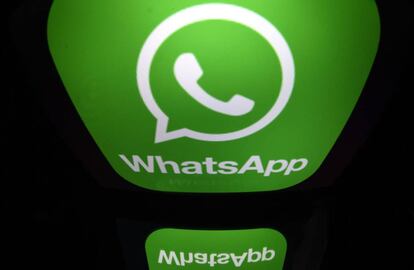 El logo de WhatsApp, una de las aplicaciones más populares.