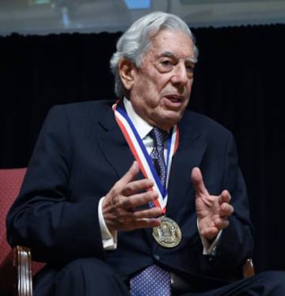 Vargas Llosa, este lunes en Washington