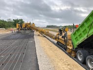 Trabajos de Ferrovial en la autopista SH-99 Grand Parkway de Houston (Texas).
