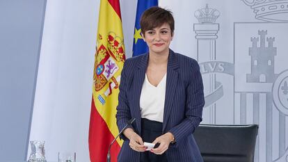 La portavoz del Gobierno y ministra de Política Territorial, Isabel Rodríguez.