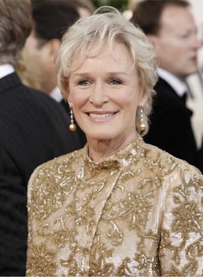 La veterana actriz Glenn Close, ganadora del globo de oro a la mejor interpretación femenina en una serie de televisión en la pasada edición de los premios