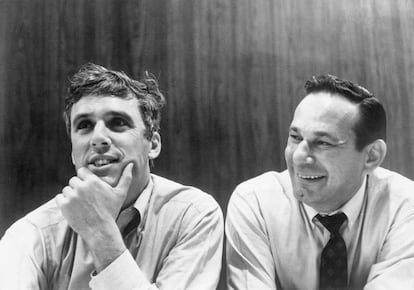 Burt Bacharach y el letrista Hal David, en una imagen de los años sesenta.