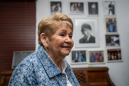 Oliva Vera de Briceño, en su casa, en Bogotá.