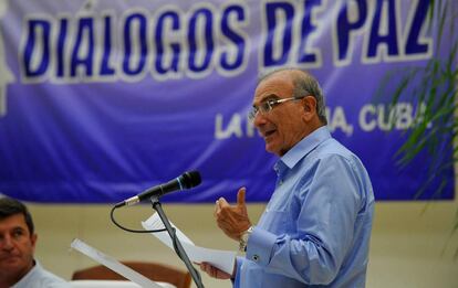 Humberto de la Calle, jefe del equipo negociador del Gobierno en La Habana.