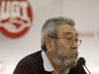 El secretario general de UGT, C&aacute;ndido M&eacute;ndez.