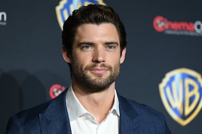 David Corenswet en un evento de Warner Bros celebrado en Las Vegas, el 1 de abril de 2025.