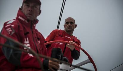 Xabi Fern&aacute;ndez a la ca&ntilde;a del Mapfre.