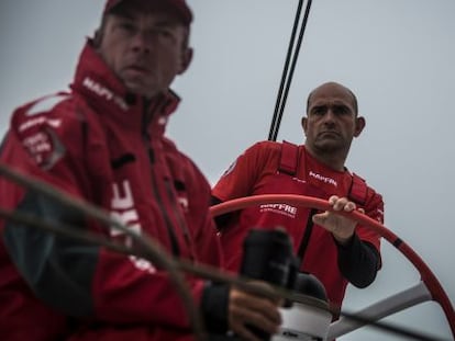 Xabi Fern&aacute;ndez a la ca&ntilde;a del Mapfre.