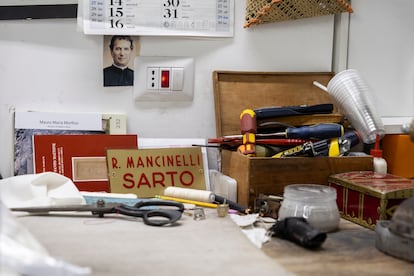 The Mancinelli tailor shop has been making cassocks and chasubles for priests, cardinals and popes for decades.