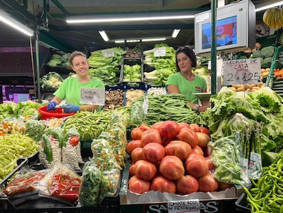 Puesto de Zabalza en el mercado del Ensanche de Pamplona. Imagen proporcionada por la empresa.