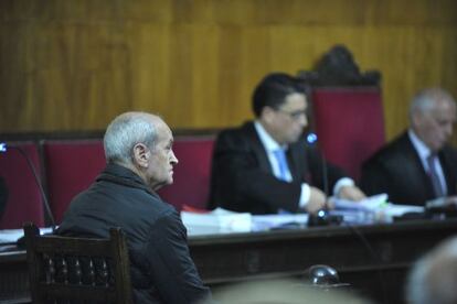 El acusado durante el juicio 