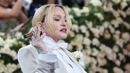 Madonna, en la alfombra roja de la Gala MET 2025 el pasado 5 de mayo.