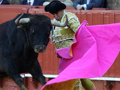 César Rincón, en el cuarto toro.