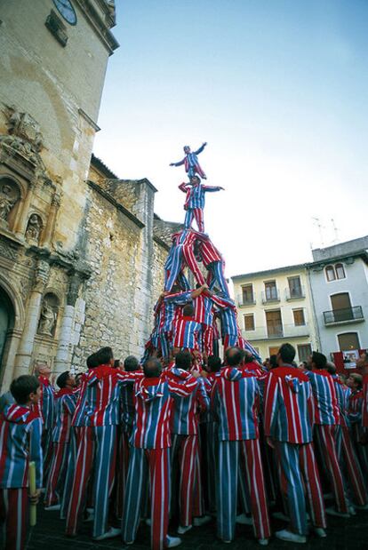 La <i>muixeranga</i> de Algemesí (Valencia).