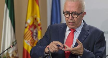 El consejero José Sánchez Maldonado.