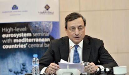 ECB President Mario Draghi &quot;ready to do whatever to save the euro.&quot; EFE/Archivo