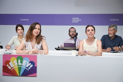 Ione Belarra e Irene Montero