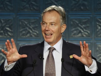 Tony Blair durante un discurso en Cleveland (EE UU) el miércoles pasado.