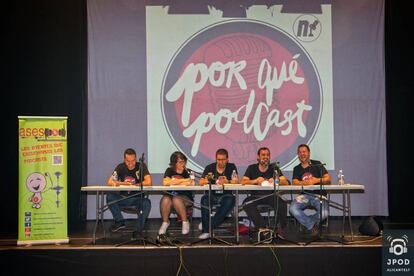 Acto de las Jornadas Nacionales de Podcasting.